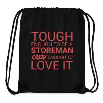 Storeman Crazy - Stanley/Stella Recycled Gym Bag - black - Front
