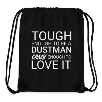 Dustman Crazy - Stanley/Stella recycelter Gym Bag - Schwarz - Vorne