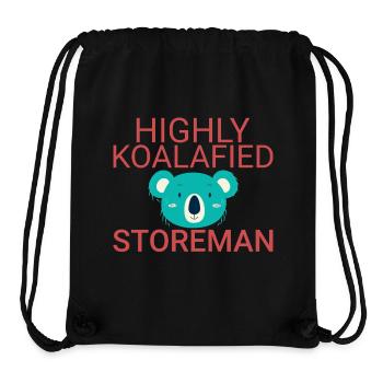 Storeman Koalafied - Stanley/Stella Recycled Gym Bag - black - Front