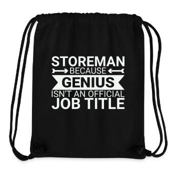 Storeman Genius - Stanley/Stella Recycled Gym Bag - black - Front