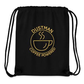 Dustman Coffee Powered - Stanley/Stella recycelter Gym Bag - Schwarz - Vorne