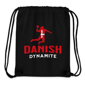 Handball World Cup 2025 Danemark Fan Sweat à capuche - Sac à cordon recyclé Stanley/Stella - noir - Devant