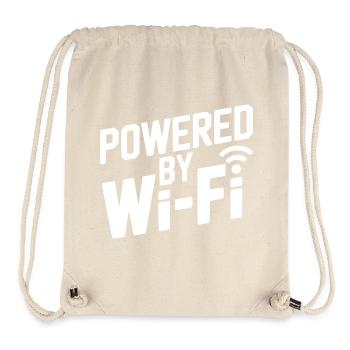 Powered by Wi-Fi - Stanley/Stella Recycled Gym Bag - natural - Front