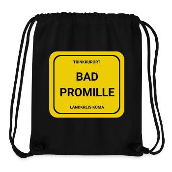 Drinking spa - Stanley/Stella Recycled Gym Bag - black - Front