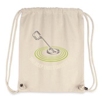 Introverted metal detector hobbyist - Stanley/Stella Recycled Gym Bag - natural - Front