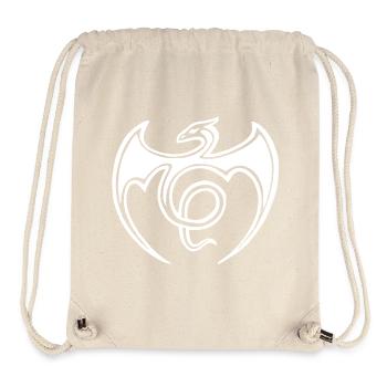 Fliegender Weißer Drache - Stanley/Stella recycelter Gym Bag - Naturweiß - Vorne