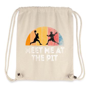 Triff mich in der Grube - Stanley/Stella recycelter Gym Bag - Naturweiß - Vorne