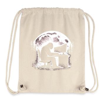 Programmeur Bigfoot - Sac à cordon recyclé Stanley/Stella - blanc naturel - Devant