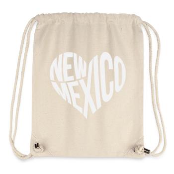New Mexico Herz Typo - Stanley/Stella recycelter Gym Bag - Naturweiß - Vorne