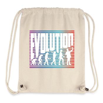 évolution - Sac à cordon recyclé Stanley/Stella - blanc naturel - Devant