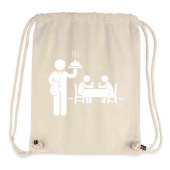 Waitress Waiter - Stanley/Stella Recycled Gym Bag - natural - Front