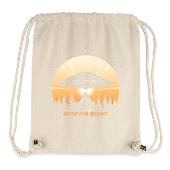 Ancient Alien Influence – UFO Orion Pyramide - Stanley/Stella recycelter Gym Bag - Naturweiß - Vorne