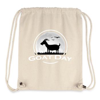 Ziegenbock Ziege "goat day" zieglein ziegenbart - Stanley/Stella recycelter Gym Bag - Naturweiß - Vorne