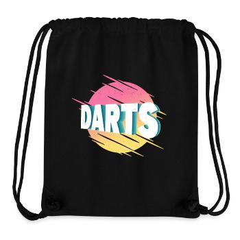 Darts Dart Font Vintage Dart Player Dart King - Stanley/Stella Recycled Gym Bag - black - Front