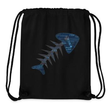 FISH. APRIL FOOL - Stanley/Stella Recycled Gym Bag - black - Front