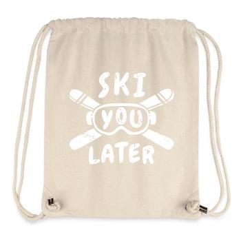 Ski You Later - Stanley/Stella Recycled Gym Bag - natural - Front