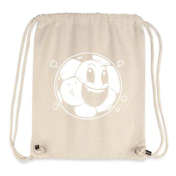 Football Cartoon Look - Stanley/Stella Recycled Gym Bag - natural - Front