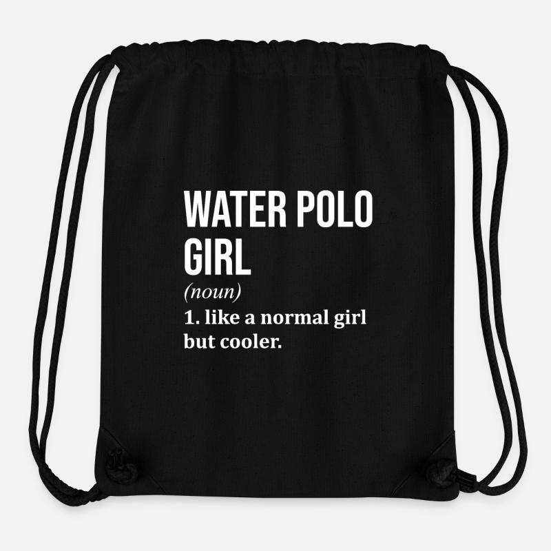 Wasserball - Stanley/Stella recycelter Gym Bag - Schwarz
