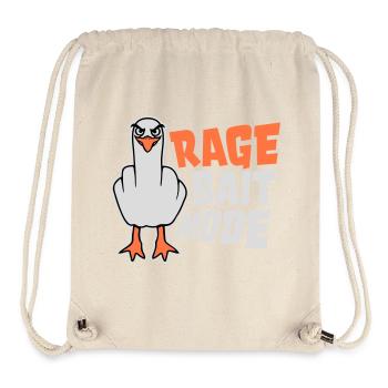 Rage Bait Fashion Seagull Bird Nasty Funny Provocation - Stanley/Stella Recycled Gym Bag - natural - Front