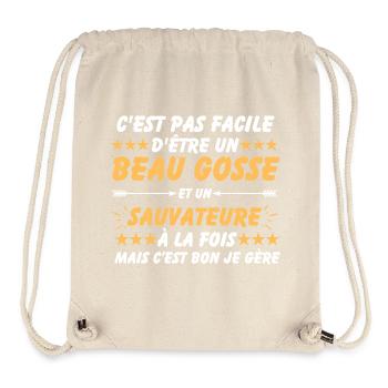 Humor mit gutaussehendem Rettungsschwimmer - Stanley/Stella recycelter Gym Bag - Naturweiß - Vorne