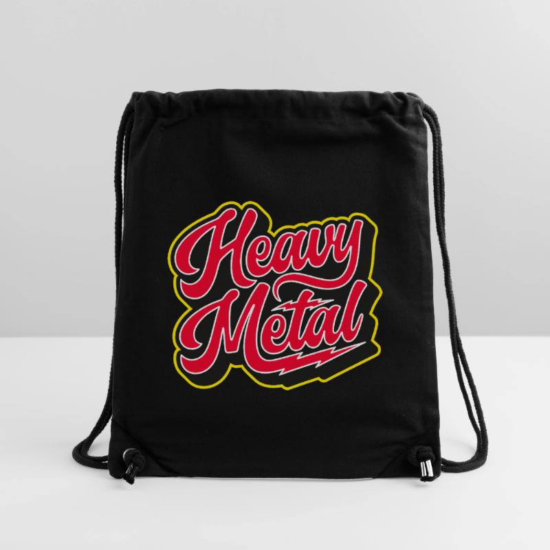 Heavy Metal Bold 3D Script Sac à cordon recyclé Stanley/Stella