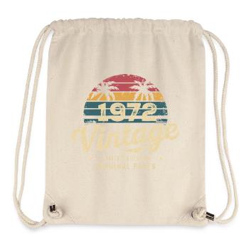 Großartig seit 1972 Geburtstagsgeschenk 1972 - Stanley/Stella recycelter Gym Bag - Naturweiß - Vorne