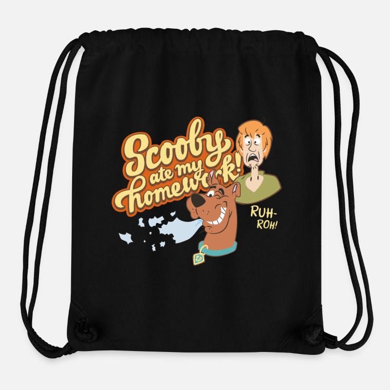 Scooby-Doo Shaggy Rogers & Scooby Siger Lektier - Stanley/Stella recycled gym bag - sort