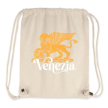 Venise Vénétie Italie Lion Gonfalon Serenissima - Sac à cordon recyclé Stanley/Stella - blanc naturel - Devant