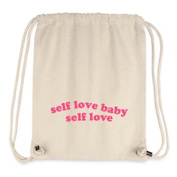 Self Love Baby Quote - Stanley/Stella Recycled Gym Bag - natural - Front