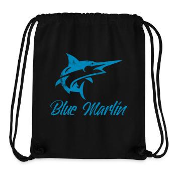 Pêcheurs - Pêche - Blue Marlin - Cadeau - Sac à cordon recyclé Stanley/Stella - noir - Devant