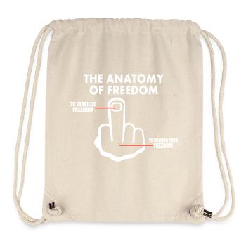 Freedom - Stanley/Stella Recycled Gym Bag - natural - Front