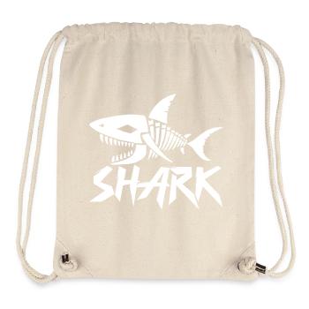Shark skeleton - Stanley/Stella Recycled Gym Bag - natural - Front