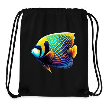 Kaiser-Engelsfisch - Stanley/Stella recycelter Gym Bag - Schwarz - Vorne