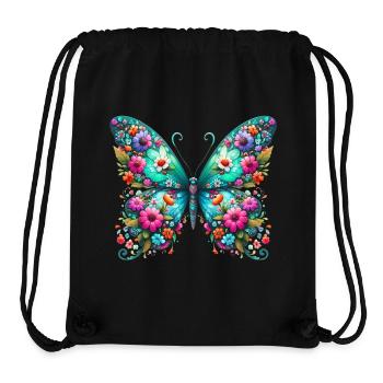 Butterfly - Stanley/Stella Recycled Gym Bag - black - Front
