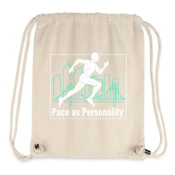 Pace as Personality - Stanley/Stella recycelter Gym Bag - Naturweiß - Vorne