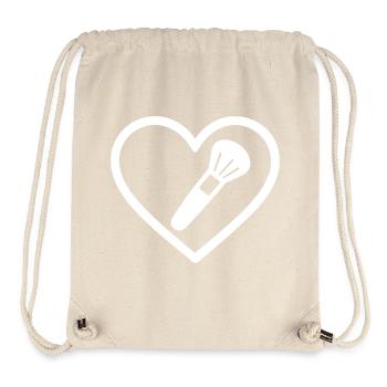 Heart + Beautician – Super Parent Beautician - Stanley/Stella Recycled Gym Bag - natural - Front