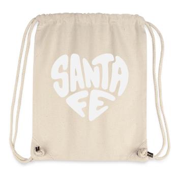 Santa Fe, New Mexico Heart Design - Stanley/Stella Recycled Gym Bag - natural - Front