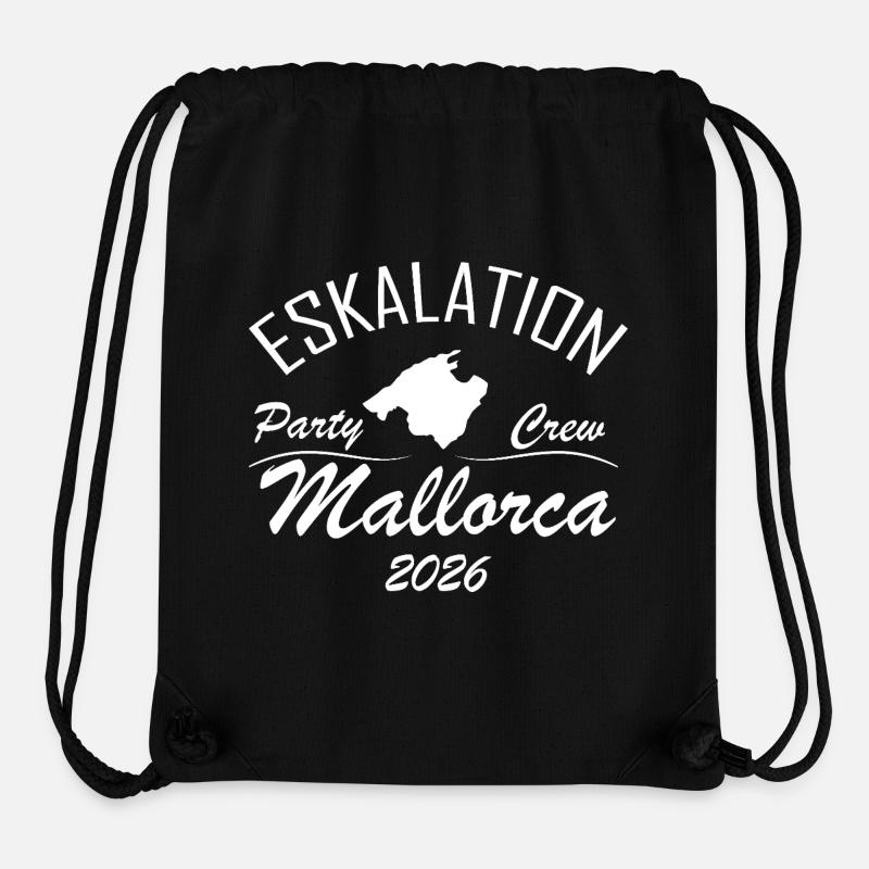 Escalation Mallorca - Stanley/Stella Recycled Gym Bag - black