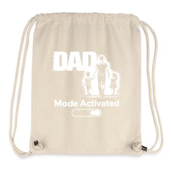 Mode papa toujours activé Chemise cadeau drôle - Sac à cordon recyclé Stanley/Stella - blanc naturel - Devant