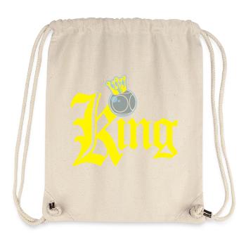 König Petanque Tippfehler - Stanley/Stella recycelter Gym Bag - Naturweiß - Vorne