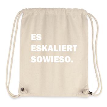Eskalation - Stanley/Stella recycelter Gym Bag - Naturweiß - Vorne