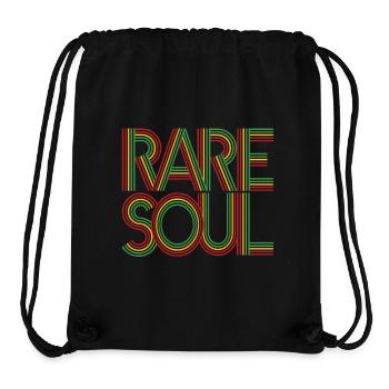 Rare âme Rouge Or Vert - Sac à cordon recyclé Stanley/Stella - noir - Devant