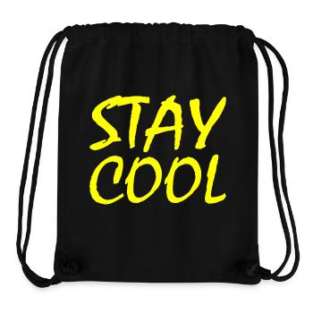 Stay cool - Stanley/Stella Recycled Gym Bag - black - Front