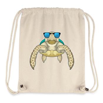 Lunettes de soleil Turtle - Sac à cordon recyclé Stanley/Stella - blanc naturel - Devant