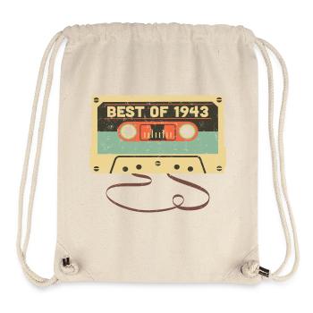 Best of 1943 80th birthday Awesome 80 years old - Stanley/Stella Recycled Gym Bag - natural - Front