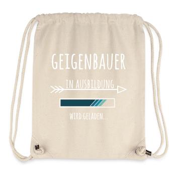 Geigenbauer Ausbildung Beruf Geschenk - Stanley/Stella recycelter Gym Bag - Naturweiß - Vorne