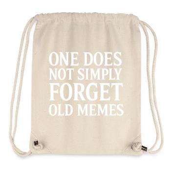 Vergessene Memes - Stanley/Stella recycelter Gym Bag - Naturweiß - Vorne