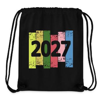 2027 - Stanley/Stella Recycled Gym Bag - black - Front