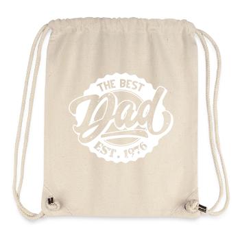 The Best Dad EST 1976 - Stanley/Stella Recycled Gym Bag - natural - Front