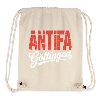 Antifa Göttingen - Antifaschistischer Merch - Stanley/Stella recycelter Gym Bag - Naturweiß - Vorne